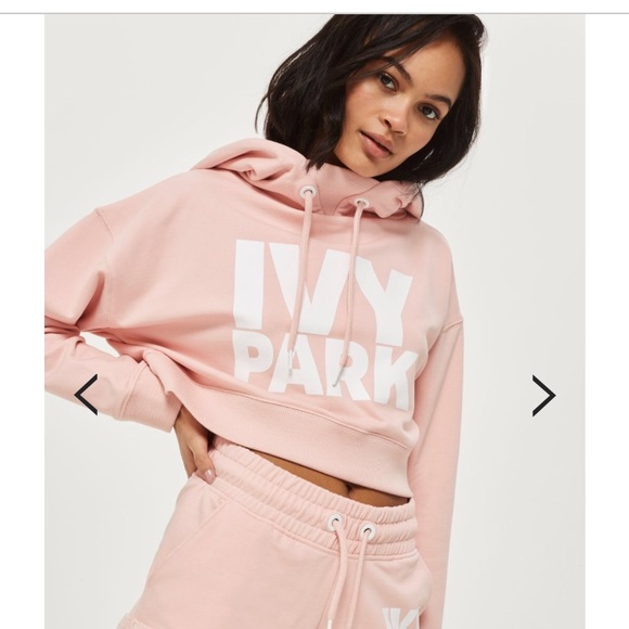 ivy park crop hoodie